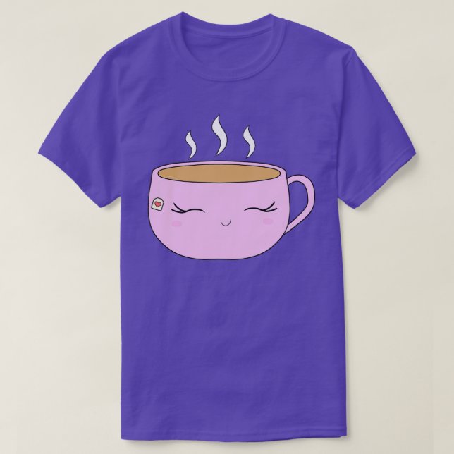 Niedlicher Teecup Rosa T-Shirt (Design vorne)