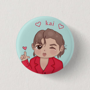 Niedlicher Teen Kpop Exo Kai Button