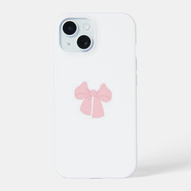 Niedlicher Telefonkasten iPhone 15 Hülle (Rückseite)