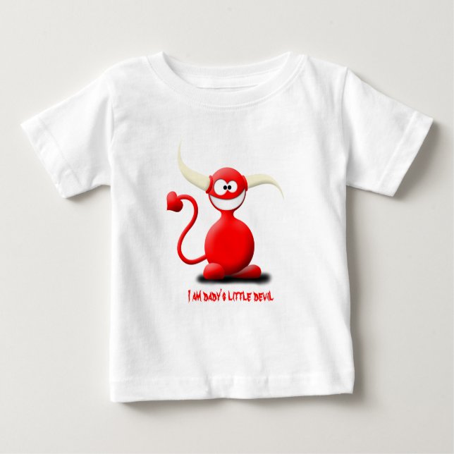 niedlicher Teufel, bin ich der kleine Teufel der Baby T-shirt (Vorderseite)
