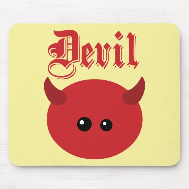 Niedlicher Teufel Mousepad (Vorne)