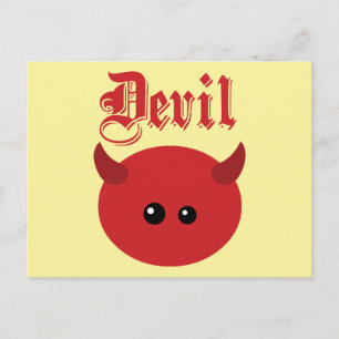 Niedlicher Teufel Postkarte