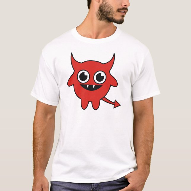 Niedlicher Teufel T-Shirt (Vorderseite)