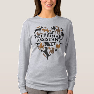 Niedlicher Tierarztassistent T-Shirt