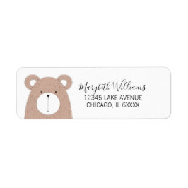 Niedlicher Tiere Baby Shower Address Labels Tiger