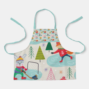 Niedlicher Tiere für schöne Ferien im Freien Schürze