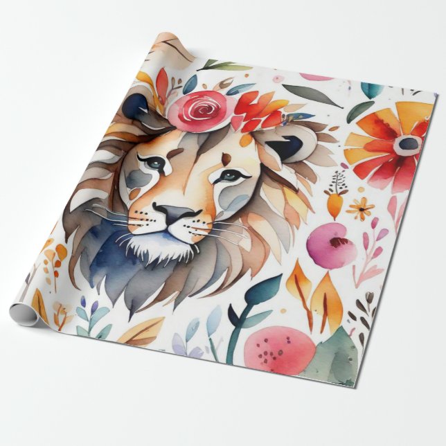 Niedlicher Tiere Geschenkideen Papier Geschenkpapier (Ungerollt)