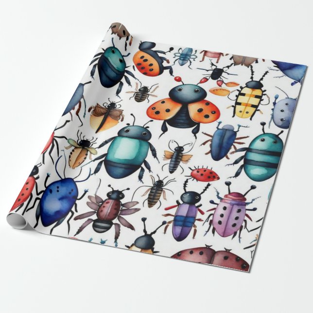 Niedlicher Tiere Geschenkideen Papier Geschenkpapier (Ungerollt)
