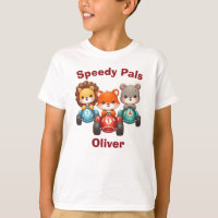 Niedlicher Tiere in Rennwagen - Speedy Pals