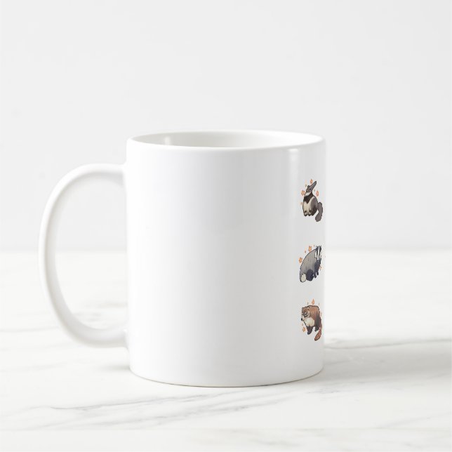 Niedlicher Tiere � Süße Tier Art Kaffeetasse (Links)