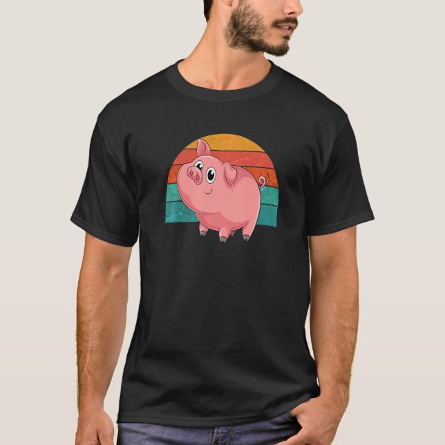 Niedlicher tierischer Bauer T-Shirt (Vorderseite)