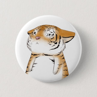Niedlicher Tiger-Knopf Button