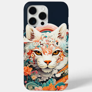 Niedlicher Tiger mit Blume Papier Ausschneiden Case-Mate iPhone Hülle