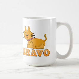 Niedlicher Tigerkatze, tapfer Cartoon Tasse