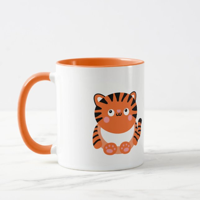 Niedlicher Tigermuschel Tasse (Links)