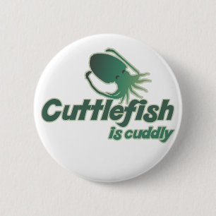 Niedlicher Tintenfisch will nur zu kuscheln Button
