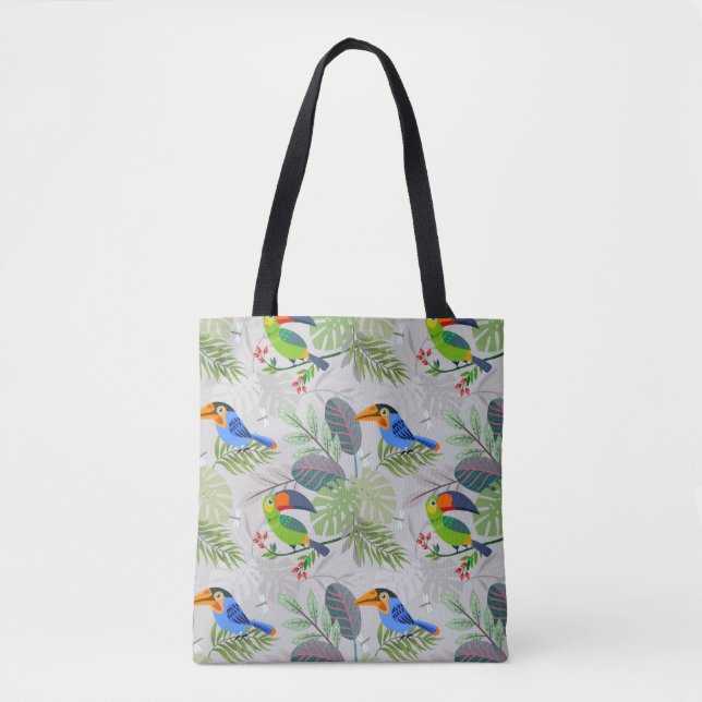 Niedlicher Toucan bird, Everybirdy Pattern, Wasser (Vorderseite)