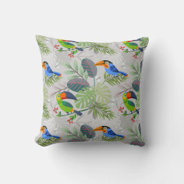 Niedlicher Toucan bird, Everybirdy Pattern, Wasser Kissen