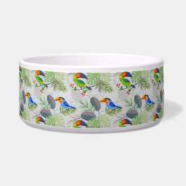 Niedlicher Toucan bird, Everybirdy Pattern, Wasser Napf