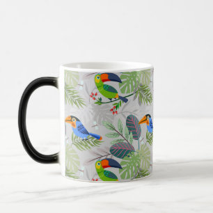 Niedlicher Toucan bird, Everybirdy Pattern, Wasser Verwandlungstasse