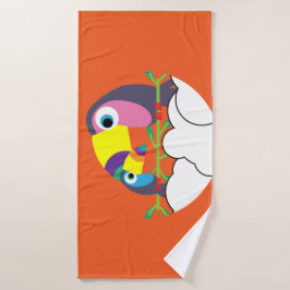 Niedlicher Toukan | LIEBE | Funny Birds Tasse Serv Badehandtuch