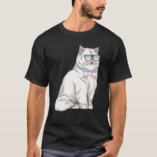 Niedlicher Transgender Persischer Katzen-Transgend T-Shirt