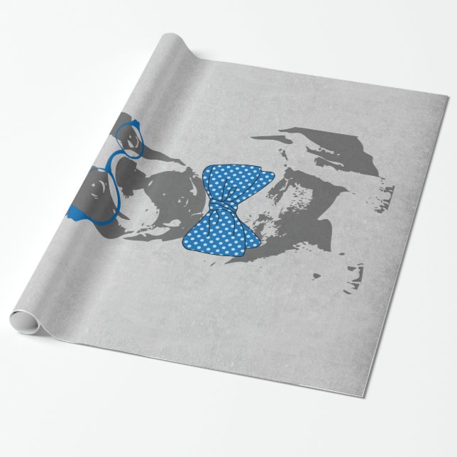 Niedlicher, trendiger, Vintager Hengst Geschenkpapier (Ungerollt)