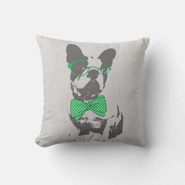 Niedlicher, trendiger, Vintager Hengst Kissen (Vorderseite)