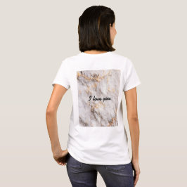 Niedlicher trendy Marble T-Shirt