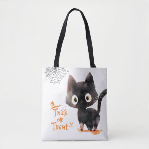 Niedlicher Trick oder behandeln Black Cat Hallowee