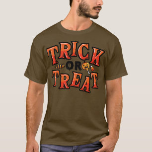 Niedlicher Trick oder Treat Halloween Candy Süßigk T-Shirt