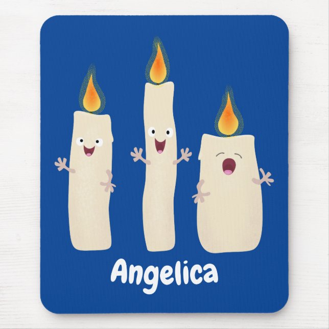 Niedlicher Trio-Cartoon Mousepad (Vorne)