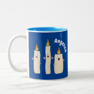 Niedlicher Trio-Cartoon Zweifarbige Tasse