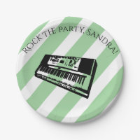 Niedlicher Trompetenrock und Rolle, Musikinstrumen