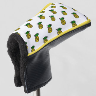 Niedlicher tropischer Sommer trägt Ananas-Muster Golf Headcover