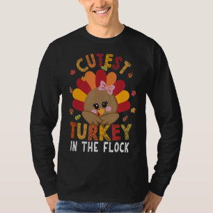 Niedlicher türkischer Gobble-Erntedank Little Gi T-Shirt