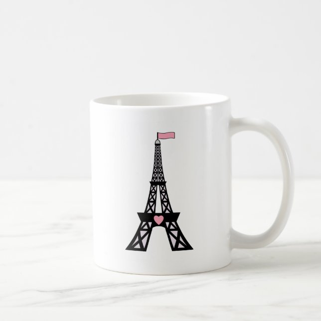 Niedlicher Turm Paris Eiffel Tasse (Rechts)