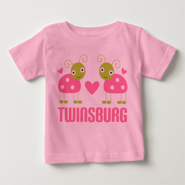 Niedlicher Twinsburg Ohio Marienkäfer scherzt T - Baby T-shirt (Vorderseite)