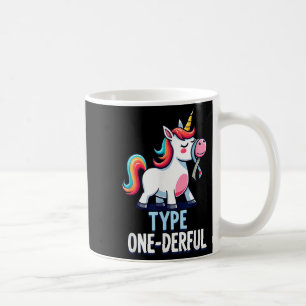 Niedlicher Typ 1 Diabetes Aufklärung T1d Typ 1 Kaffeetasse