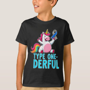 Niedlicher Typ 1 Diabetes Aufklärung T1d Typ 1 T-Shirt