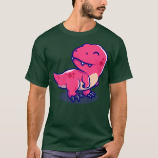 Niedlicher Tyrannosaurus-Cartoon T-Shirt