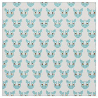 Niedlicher u. entzückender blauer Rhino Stoff