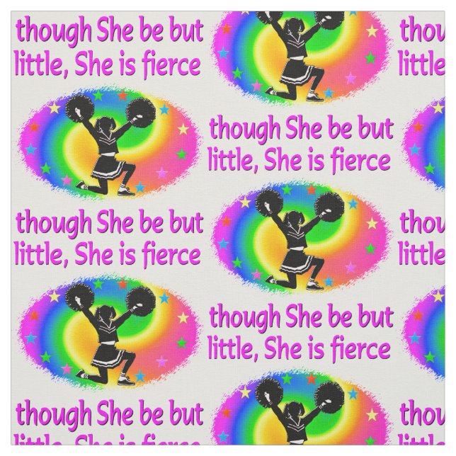 NIEDLICHER UND ADORABLE CHEERLEADER STOFF (Muster)