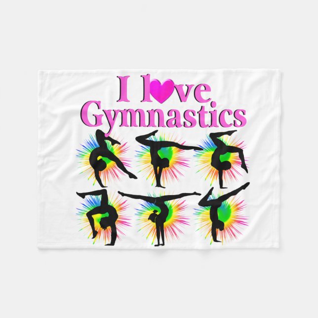 NIEDLICHER UND ANGENEHMER GYMNAST FLEECEDECKE (Vorderseite (Horizontal))