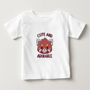 Niedlicher und bezaubernder Roter Panda Baby T-shirt