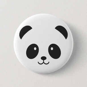 Niedlicher und Cuddly Panda-Button-Knopf Button