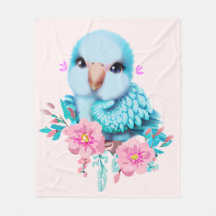 Niedlicher und erlesener Blauer Babypapagei