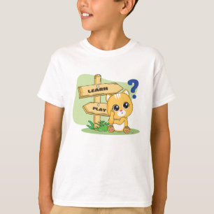 Niedlicher und farbenfroher Tierfreund für Kinderg T-Shirt