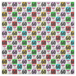 NIEDLICHER UND FARBLICHER 60. GEBURTSTAG MARTINI STOFF
