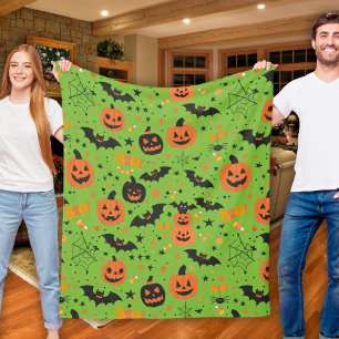 Niedlicher und gemütlicher Halloween Fleecedecke